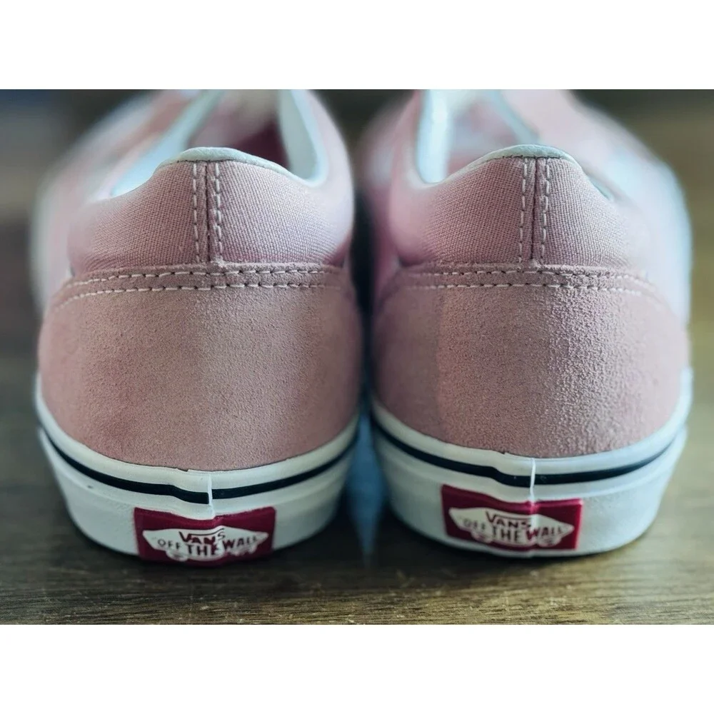 Youth Size 6.5 Vans Old Skool Women’s Size 8 Powder Pink White VN0A4UHZ9AL NIB